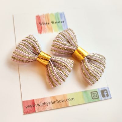 Translucent clips(light purple)