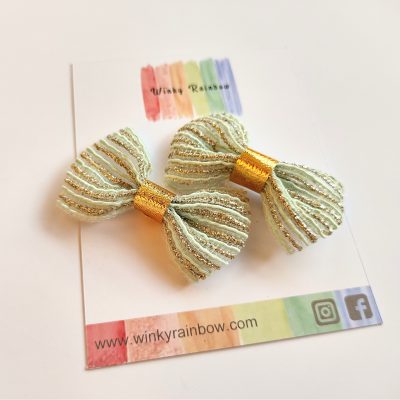 Translucent clips(light green)