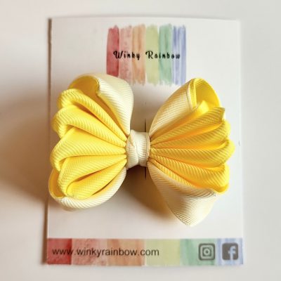 petal bow(yellow)