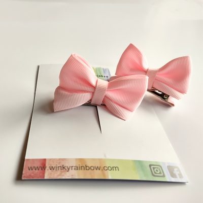 bunny bow(pink)